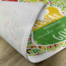 Reggae Music Guitar Place Mats