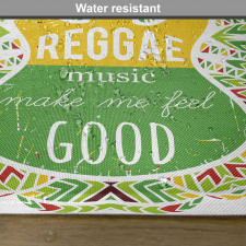 Reggae Music Guitar Place Mats