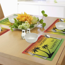 Positive Music Lettering Place Mats