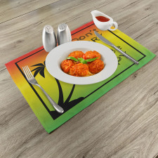 Positive Music Lettering Place Mats