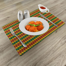 Triangle Inspired Shapes Place Mats