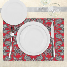 Paisley Doodle Place Mats