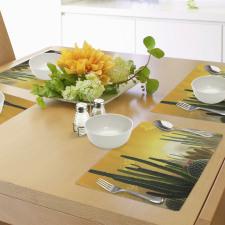 Sunset Desert Ecology Place Mats