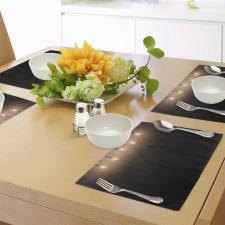 Wooden Room Place Mats
