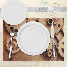 Clocks Gears Place Mats