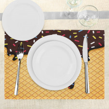 Choco Waffle Place Mats