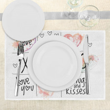 Heart in Watercolors Place Mats