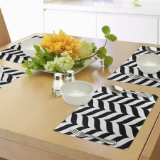 Chevron Retro Place Mats