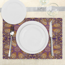 Boho Motif Place Mats