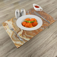 Natural Travertine Facet Place Mats