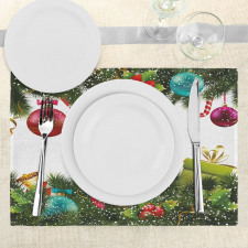 New Year Greeting Place Mats