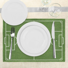 Soccer Stadium Field Place Mats