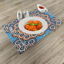 Moroccan Ceramic Tile Place Mats