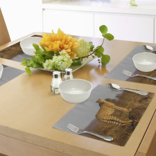 Wild Cheetah Place Mats