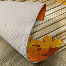 Fallen Leaves Rustic Style Place Mats