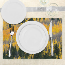 Colorful Aspen Trees USA Place Mats