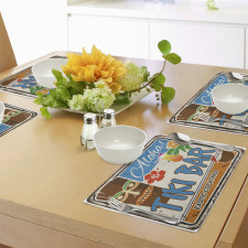 Vintage Sign Place Mats