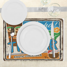 Vintage Sign Place Mats