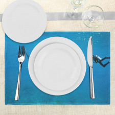 Giant Fish Ocean Diving Place Mats