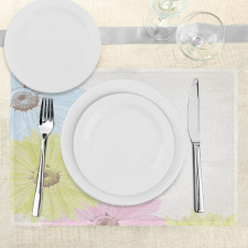 Colorful Gerbera Daisies Place Mats