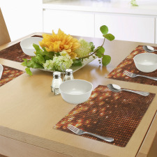 Vivid Dots Mosaic Place Mats