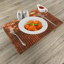 Vivid Dots Mosaic Place Mats