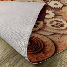 Mechanical Clocks Gears Place Mats