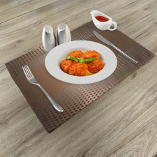 Perforated Grid Place Mats