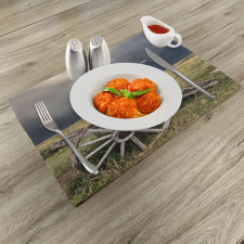 Cart Clouds Place Mats