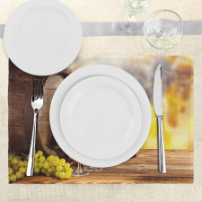 Red and White Wine Taste Place Mats
