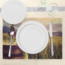 Italy Tuscany Vineyard Place Mats