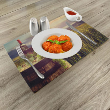 Italy Tuscany Vineyard Place Mats