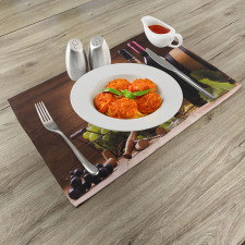 French Gourmet Tasting Place Mats