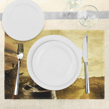 Red Wine Themed Vineyard Place Mats