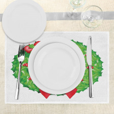 Xmas Wreath Place Mats