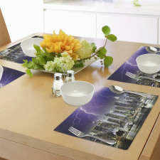 Storm Thunder in New York Place Mats