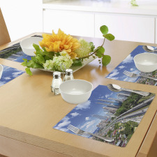 Kuala Lumpur in Clear Day Place Mats