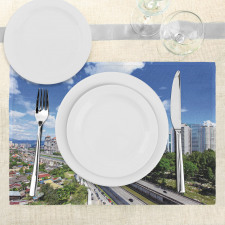 Kuala Lumpur in Clear Day Place Mats