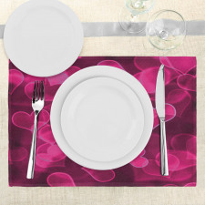 Hearts Blurry Place Mats