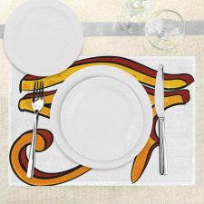 Eye Shape Egyptian Place Mats