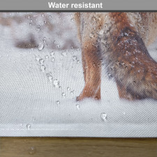 Snowy Country Furry Animal Place Mats