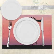 Dreamy Western Sunset Place Mats