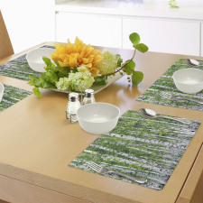 Fresh Summer Leaves Place Mats