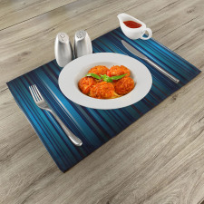 Vibrant Blue Place Mats