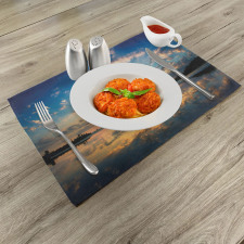 Surfer on Coast Place Mats