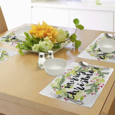 Watercolor Wreath Place Mats