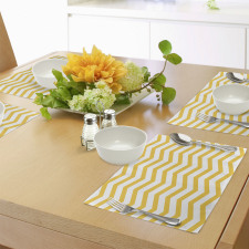 Wavy Horizontal Art Place Mats