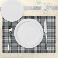 Dark British Tartan Place Mats