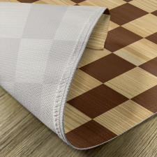 Checkerboard Wooden Place Mats