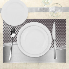 Industrial Grid Motif Place Mats